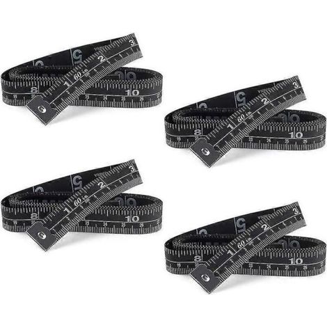 Set of 4 Measuring Tapes, Dual Scale Tape Measures for Sewing, Body Measurement, and Tailoring, 150 cm/60 inches (1/5)