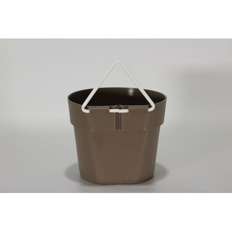 Vaso da appendere - diam. 15 cm. per verde verticale Tortora (1/2)