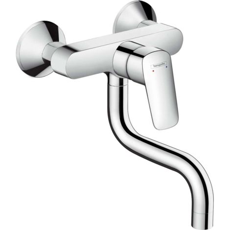 HANSGROHE Logis M31 grifo de cocina de pared cromado (1/3)