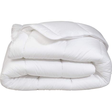 Oreiller Polyester Microfibre 45cm x 70cm Taille Blanc (1/2)