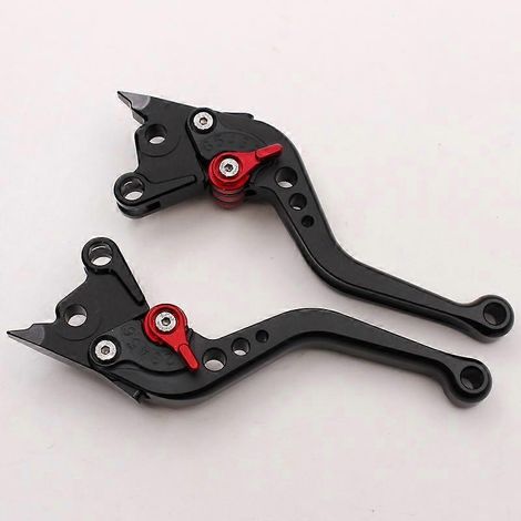 Pour motos Ducati 996 748 MS4 ST4 GT1000 : guidon modifié avec frein, embrayage et klaxon (poignée courte noire). (1/5)