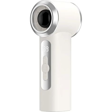 Ventilateur à main portable - 199 réglages de vitesse réglables - Rechargeable avec affichage numérique - Ventilateur à main (1/3)