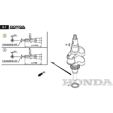 ALBERO MOTORE ORIGINALE STIGA - 118551800/0