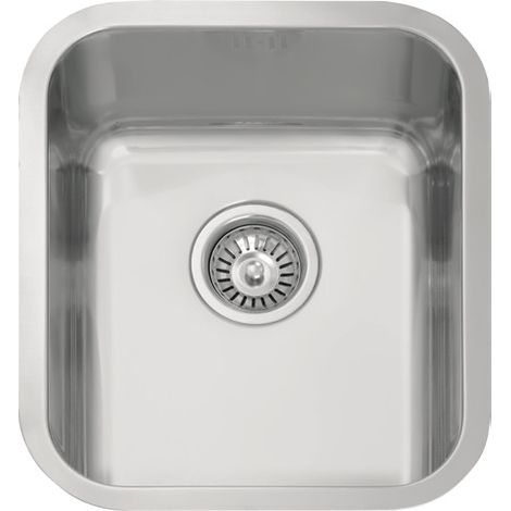 Fregadero de un seno en inox Malta 18,5 cm(alto) 39 cm(ancho) 45 cm(largo) (1/2)