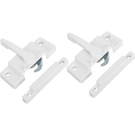 2paire Verrous De Fenêtre à Guillotine Verrous De Sécurité De Remplacement Pour Fenêtres Coulissantes Verticales Et Horizontales Avec Mécanisme De Verrouillage