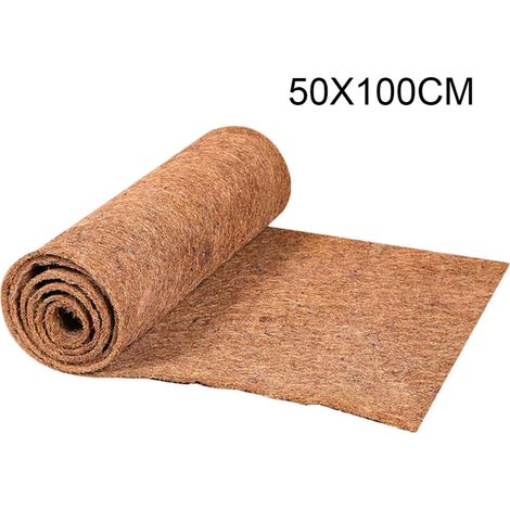Tapis En Fibre De Coco - 30x100 cm 40x100 cm ou 50x100 cm - Épaisseur 0,3 à 0,4 cm - Tapis Pour Panier Suspendu Et Décoration Jardin - 1 Pièce (1/5)