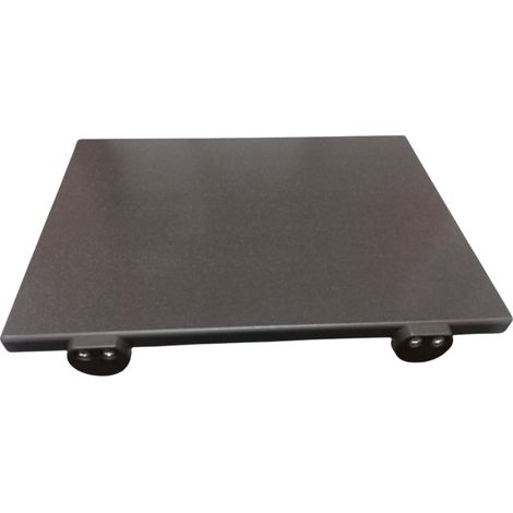 Tagliere da cucina Professionale marrone cm 40x30x2 per carni cotte in polietilene Certificato HACCP anticontaminazioni Alimentare antibatterico Con Fermi Inox (1/5)