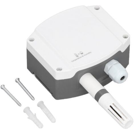 Wall Mounted Temperature and Humidity Sensor, 4 20mA Analog Temperature and Humidity Transmitter for Garden (1/5)