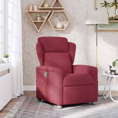 Maison Exclusive - Relaxsessel Weinrot Stoff