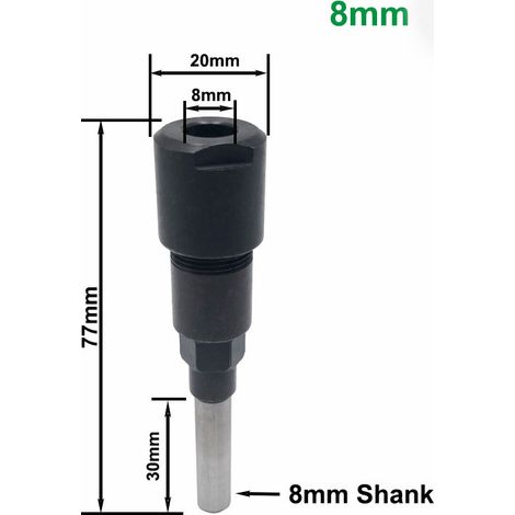 Machine à graver, coupeuse, coupeuse, rallonge, tige de rallonge Rallonge, articulation - 8mm, 1pc (1/3)