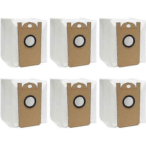 Lot de 6 sacs à poussière de rechange pour aspirateur robot A90 à vidage automatique (1/5)