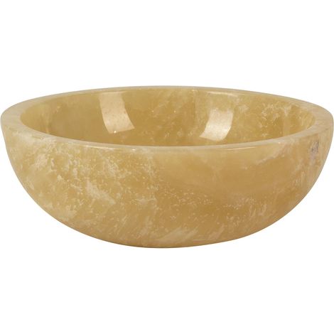 Beiges Marmorwaschbecken 40X40X15 cm (1/5)