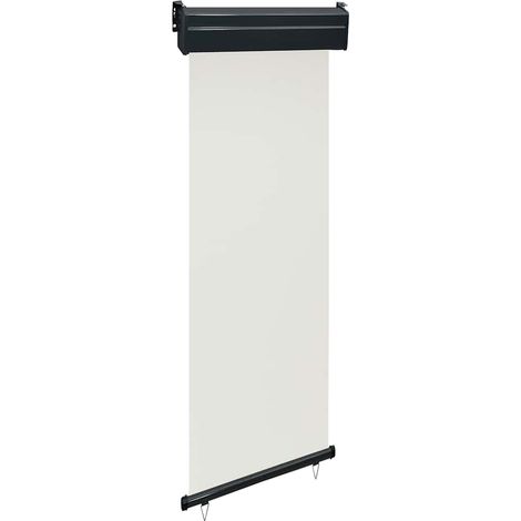 Store Vertical de Balcon Auvent Latéral Rétractable Polyester Crème 65 x 250 cm - PANGIVO (1/5)
