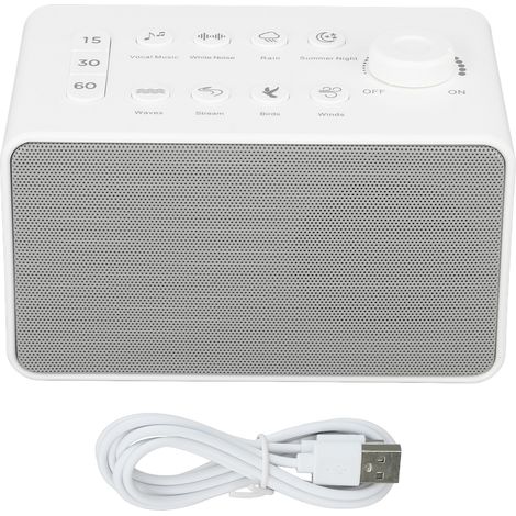 Tragbares, per USB aufladbares Weißrauschgerät mit 8 Naturgeräuschen für Babys und Erwachsene zum Einschlafen (1/5)