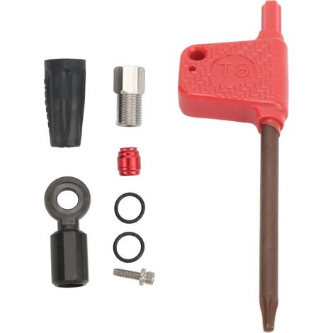 Kit de réparation vélo DIY avec insert olive et adaptateur câble frein à disque pour SRAM FLAT MOUNT HRD RED22, CE22 (1/5)