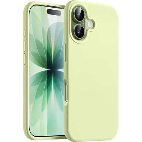 Coque en silicone liquide pour iPhone 17 6,3 pouces, protection intégrale, anti-rayures, antichoc, plusieurs couleurs (1/5)