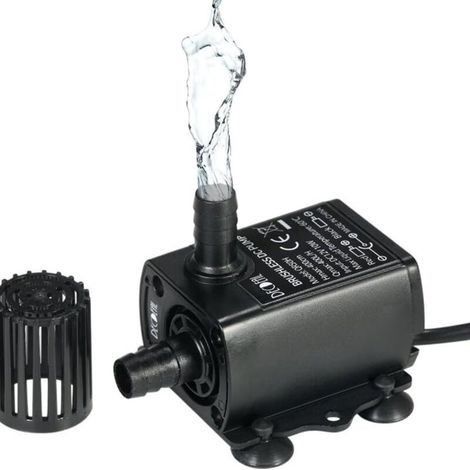 Ultra-quiet 12V DC 5W mini brushless water pump, waterproof and submersible for fountains (1/5)