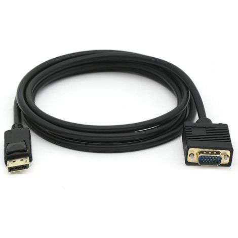 Equip 119338 câble vidéo et adaptateur 2 m VGA (D-Sub) DisplayPort Noir