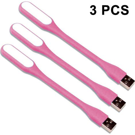 Lampe LED USB 3 pièces, mini lampe LED USB, lumière flexible pour ordinateurs portables, tablettes, banques d'alimentation, lampe de nuit pour PC, lampe de lecture, lampe pour ordinateur portable (1/5)