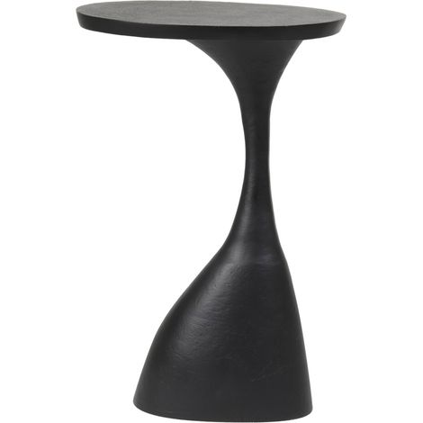 Mesa auxiliar Light & Living Macau negro mate - 40x33x61 cm (1/3)