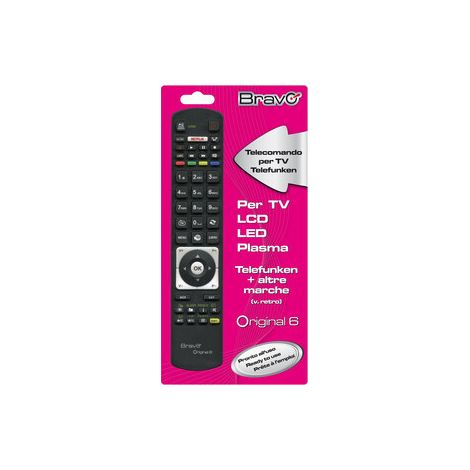 TELECOMANDO TV BRAVO ORIGINAL 6 TELEFUNKEN- 1,0 pz