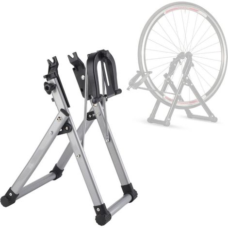 SJLERST Support de Guidage de Roue de vélo, pièces d'accessoires d'entretien de cyclisme de conception pliable et intelligente