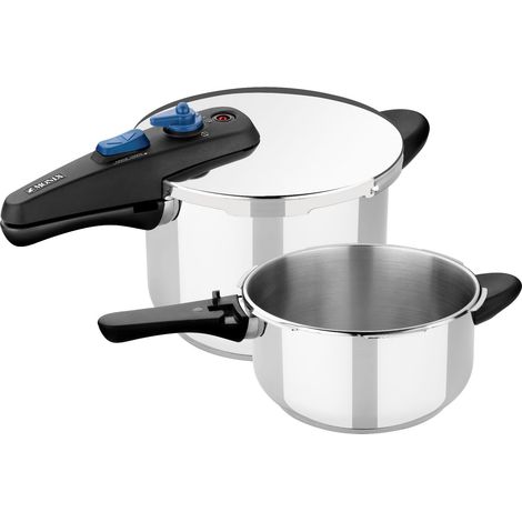 Pentola Express Monix M570005 (2 pcs) Acciaio inossidabile 6 L (1/3)