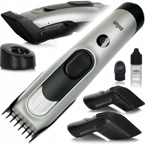 BRAUN Radio-Haarrasierer Serie 7 HC7390LSP Ni-MH + Ständer + Aufsätze