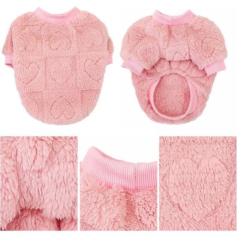 Cappotto per cani, maglione per cani, abbigliamento per cani, maglione a forma di cuore, cappotto caldo per cani, cappotto caldo per cuccioli, maglione natalizio per cani di piccola e media taglia (1/5)