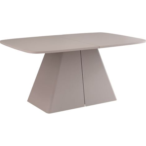 Mesa Oswego 170, Cachemira, 76x110x180cm, Alargamiento, Aglomerado laminado, Metal