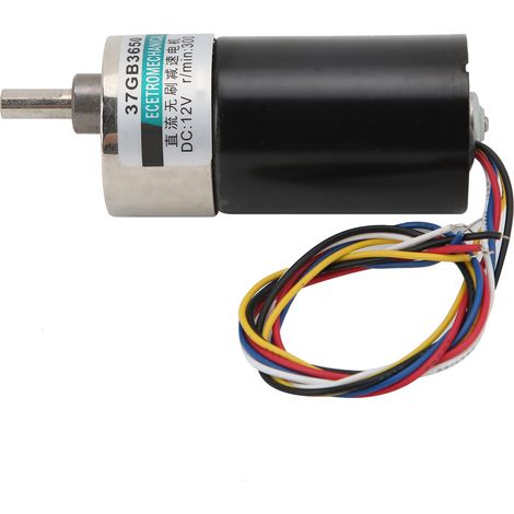 Bürstenloser Motor mit Drehzahlregler für niedrige Drehzahlen, 24 V, für CNC-Werkzeugmaschinen XD-37GB3650, 20 U/min (1/5)