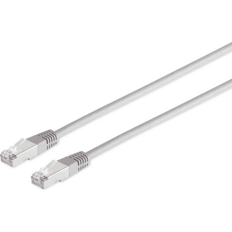 Câble réseau de raccordement S-IMPULS CAT.6, RJ45, 1:1, 3 m, gris