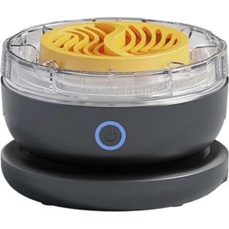Nettoyeur de fruits et légumes sans fil avec technologie aux ions hydroxyles, étanche IPX7, nettoyeur alimentaire portable pour la viande et la salade, chargement sans fil, compact pour la cuisine et (1/4)