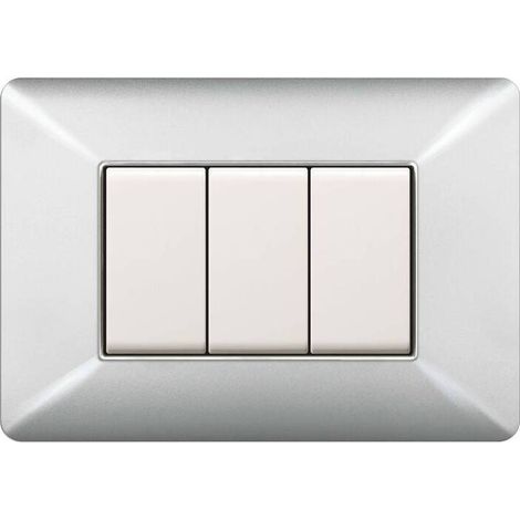 10 x PLACCA EASY MATIX ALLUMINIO CHIARO 3P
