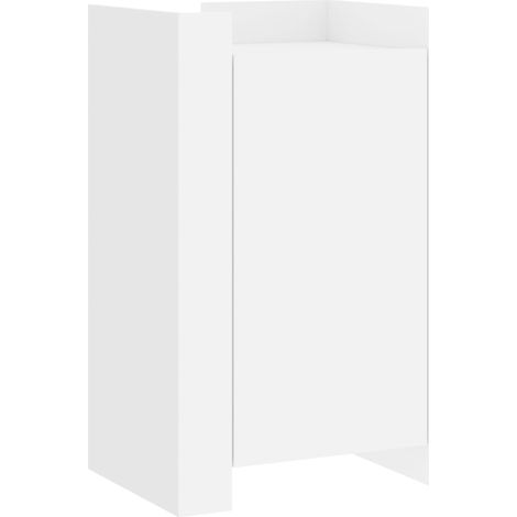 Credenza cassettiera cassettiera mobile contenitore organizer cucina soggiorno soggiorno 45 x 35 x 75 cm derivati del legno bianco 020030312