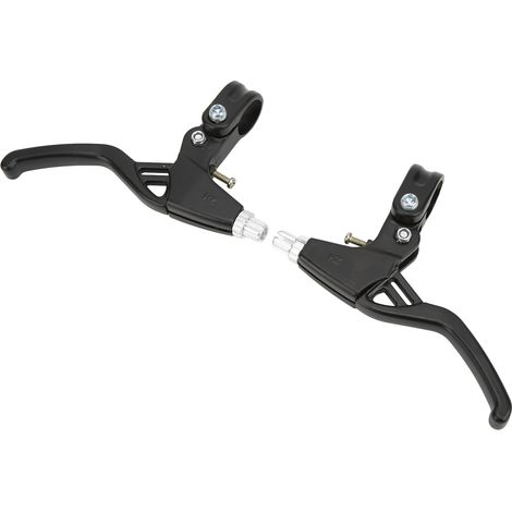2 robuste und dicke schwarze Bremshebel aus Aluminiumlegierung für Fahrradlenker mit Gangschaltung (1/5)