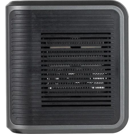 Mini radiateur électrique à deux niveaux, 800 W, radiateur de salle de bain mural avec fonction minuterie. (1/5)