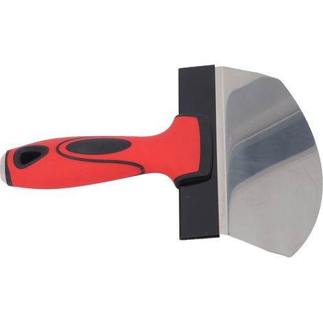 Cuillère de Maçon 15 cm en Acier Inoxydable Forme Cintrée pour Peinture Murale et Plâtre de Construction (1/5)