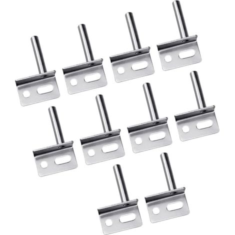 charnières de porte en Bois 10 Pièces, Fer (1/5)