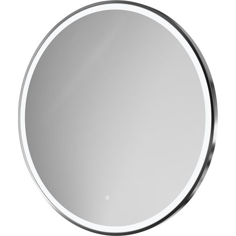 Ozark Polished Chrome 1000mm Round Illuminated Dimmable LED Mirror with Demister and Touch Sensor (1/5)