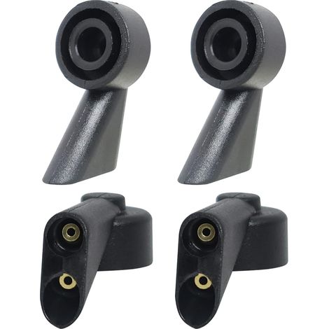 4 x Car Rear Windscreen Sprinkler, Washer Sprinkler, Compatible with A1, A3, A4, Q7, Easy Installation, Durable ABS Material, Front and Rear Windscreen Compatible (1/5)