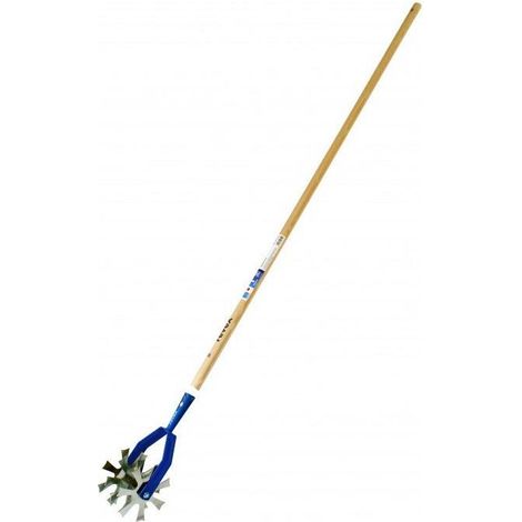 Sbriciolatore in acciaio, REVEX, manico in legno, L.150 cm REVEX