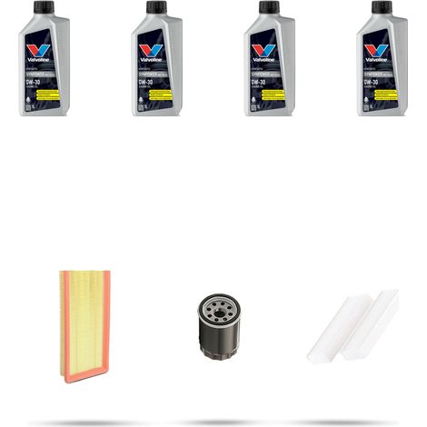 Kit tagliando 3 FILTRI e 4L OLIO compatibile con Peugeot 3008 II 1.2 PureTech 96kw Dal 2016 (1/5)