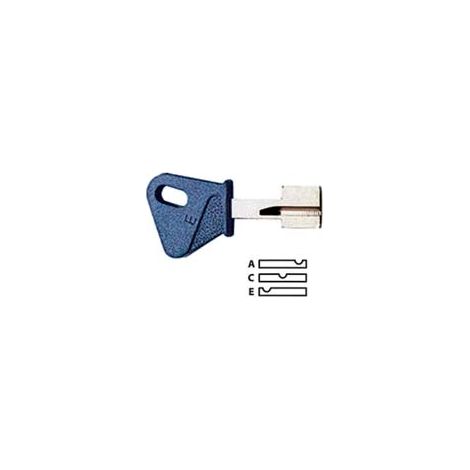 CHIAVI ORIGINALI MOTTURA A POMPA 92105- - gambo tipo C, (92105CBLUC) - 5 pezzi MOTTURA