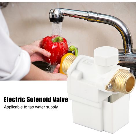 Vanne électrovanille solaire AC220V G1/2" pour eau normalement fermée N/C