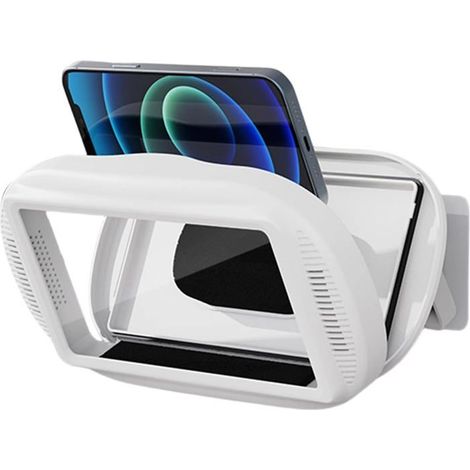 KLVGTIFS PU - Support De Téléphone De Douche Étanche Boîtier Mural Rotatif À 480° Écran Tactile HD avec Trou Sonore IPX6 pour 4 À 7 in Téléphones (1/5)