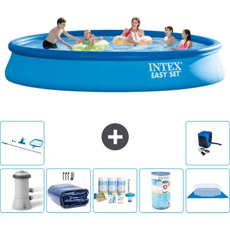 Intex Piscina Easy Set Rotonda - 457x84 cm - 8-pezzi  S41239 (1/5)