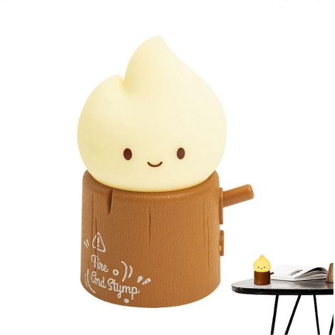 Lampe de chevet pour chambre d'enfant, veilleuse réglable, 2 vitesses, rechargeable par USB, lumière douce (1/5)