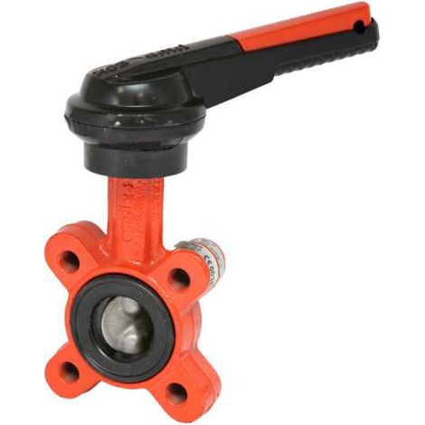 KSB/AMRI Absperrklappe BOAX-SF Handhebel Gewindeflansch PN10/16 DN 32 Nitril 42381844