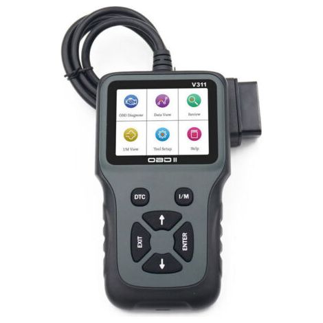 Scanner de diagnostic OBD2 V311, détecteur de défauts de véhicule multilingue, lecteur et effaceur de codes de défaut moteur OBD, 156,88,24 cm (1/4)